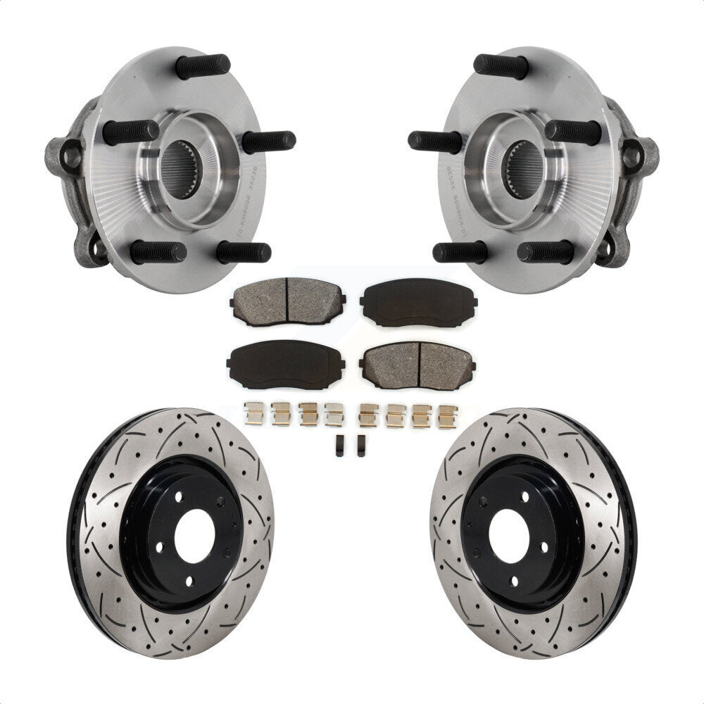 Transit Auto KBB-131477 Wheel Bearing and Hub Assembly for 2016-2023 Mazda CX-9 - Front product image