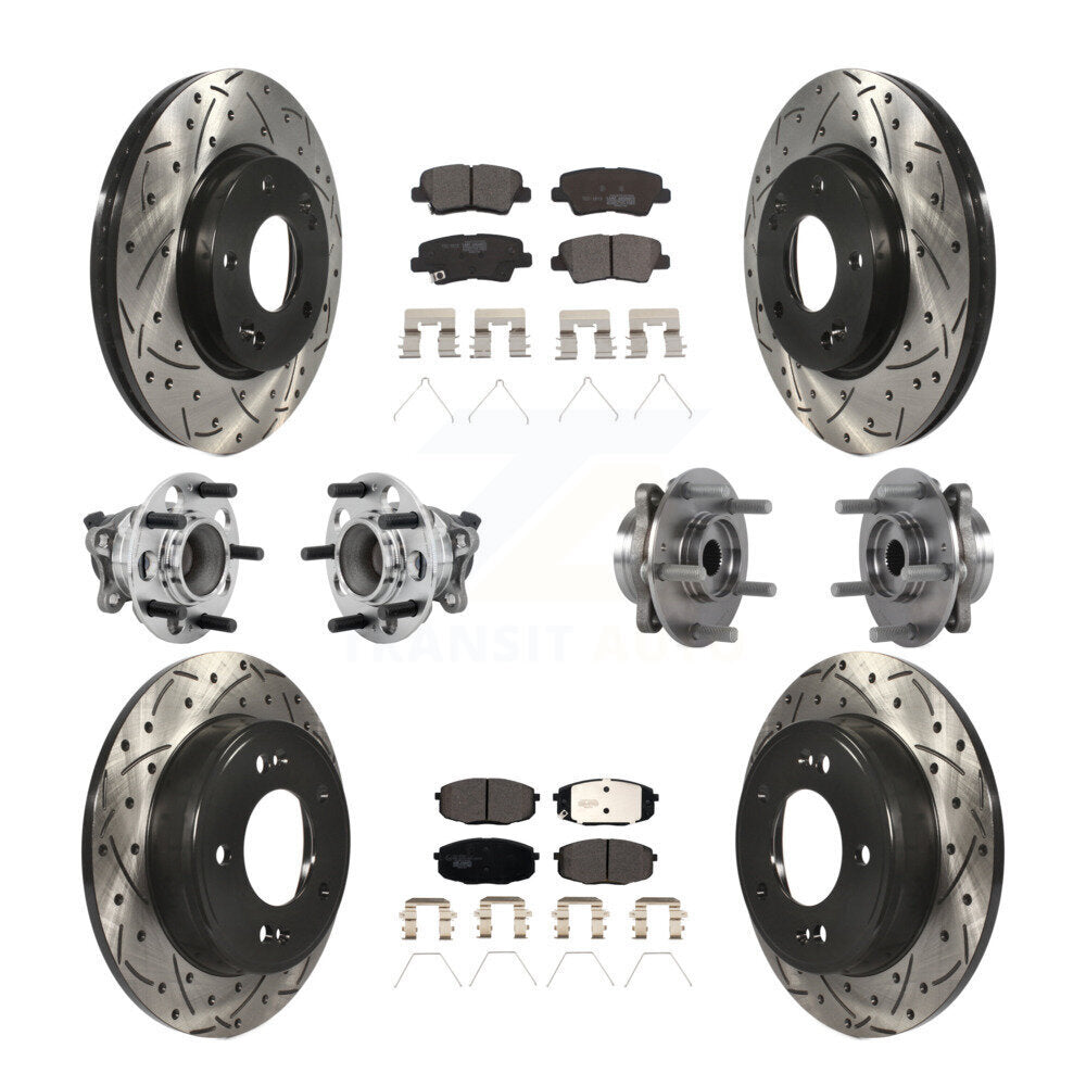 Transit Auto KBB-131498 Wheel Bearing and Hub Assembly for 2018-2023 Kia Forte, Hyundai Elantra GT - Front and Rear product image