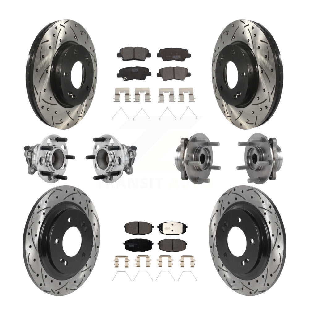 Transit Auto KBB-131499 Wheel Bearing and Hub Assembly for 2018-2019 Hyundai Elantra GT - Front and Rear product image