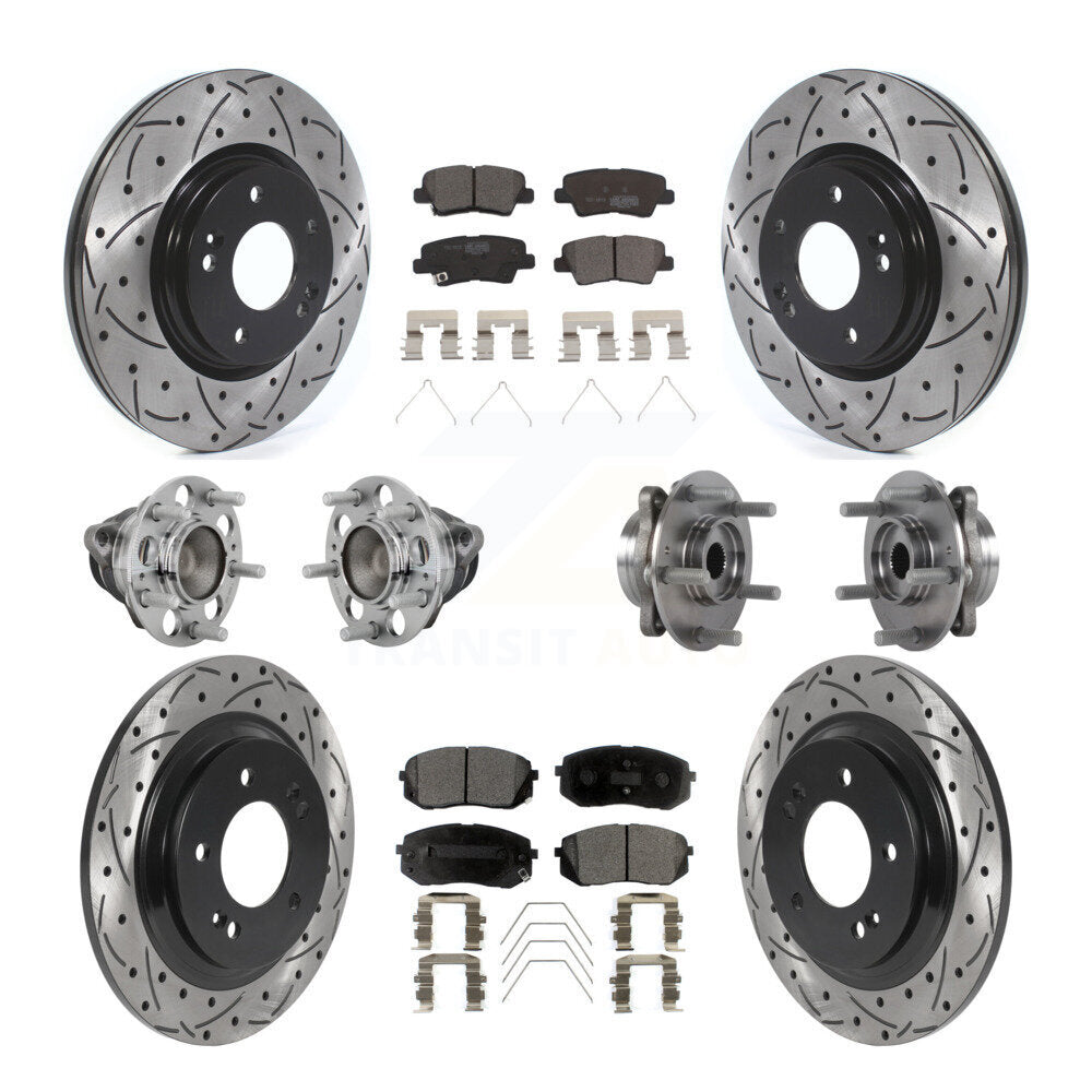 Transit Auto KBB-131500 Wheel Bearing and Hub Assembly for 2018-2020 Hyundai Elantra GT - Front and Rear product image