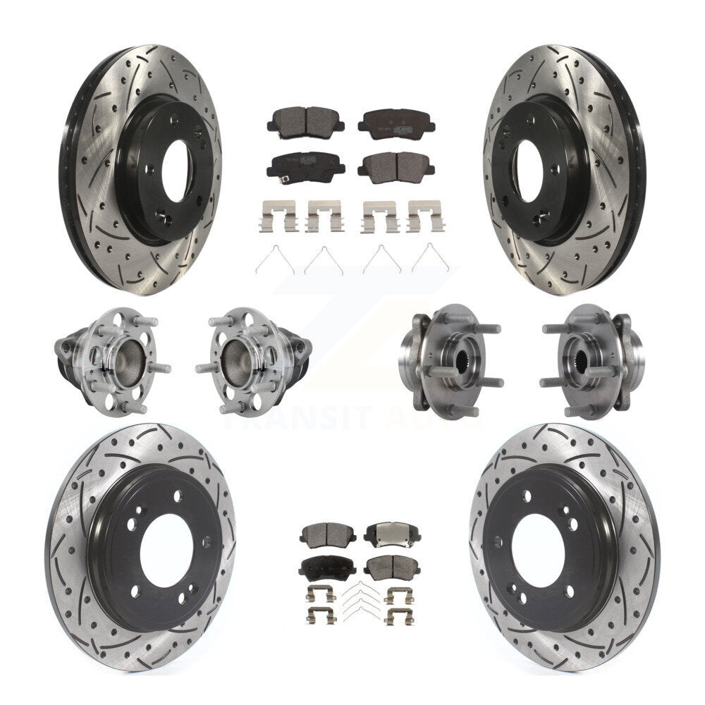 Transit Auto KBB-131502 Wheel Bearing and Hub Assembly for 2019-2021 Hyundai Veloster - Front and Rear product image
