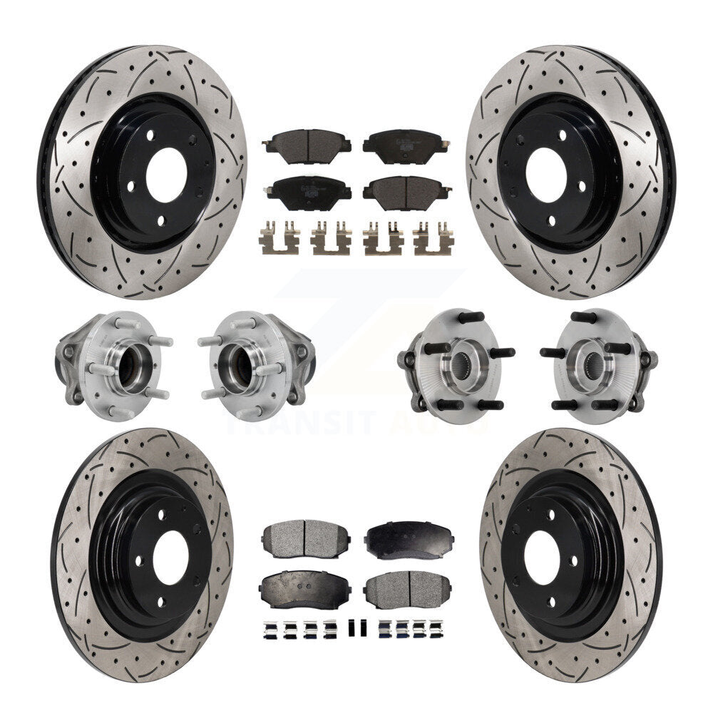 Transit Auto KBB-131526 Wheel Bearing and Hub Assembly for 2016-2021 Mazda CX-9 - Front and Rear product image
