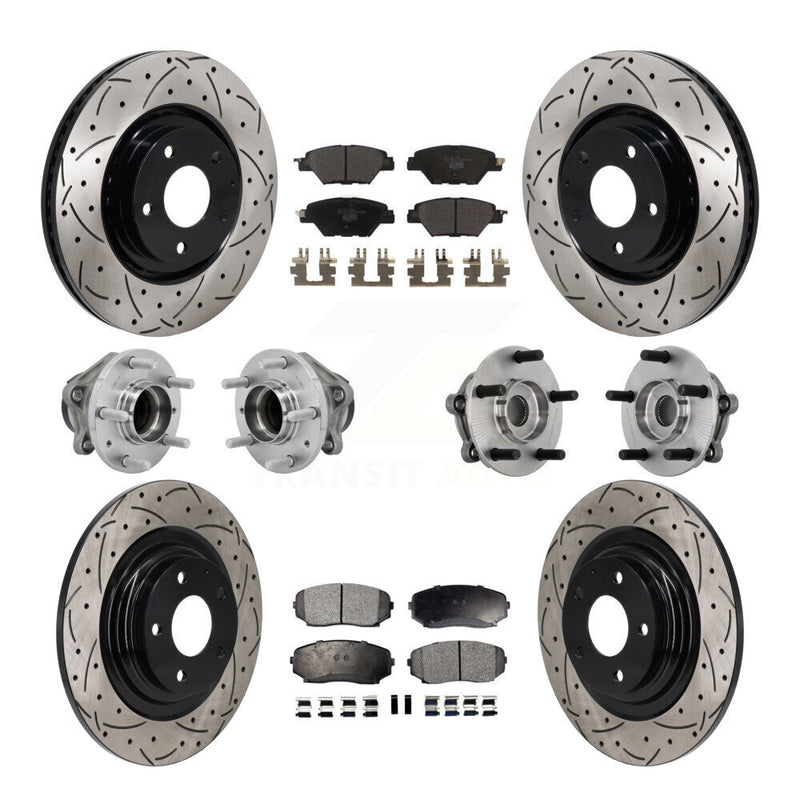 Transit Auto KBB-131526 Wheel Bearing and Hub Assembly for 2016-2021 Mazda CX-9 - Front and Rear product image