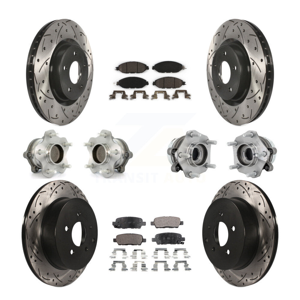 Transit Auto KBB-131527 Wheel Bearing and Hub Assembly for 2019-2024 Nissan Murano - Front and Rear product image