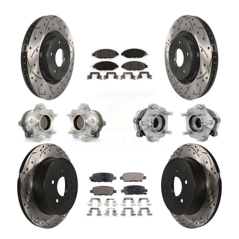 Transit Auto KBB-131527 Wheel Bearing and Hub Assembly for 2019-2024 Nissan Murano - Front and Rear product image