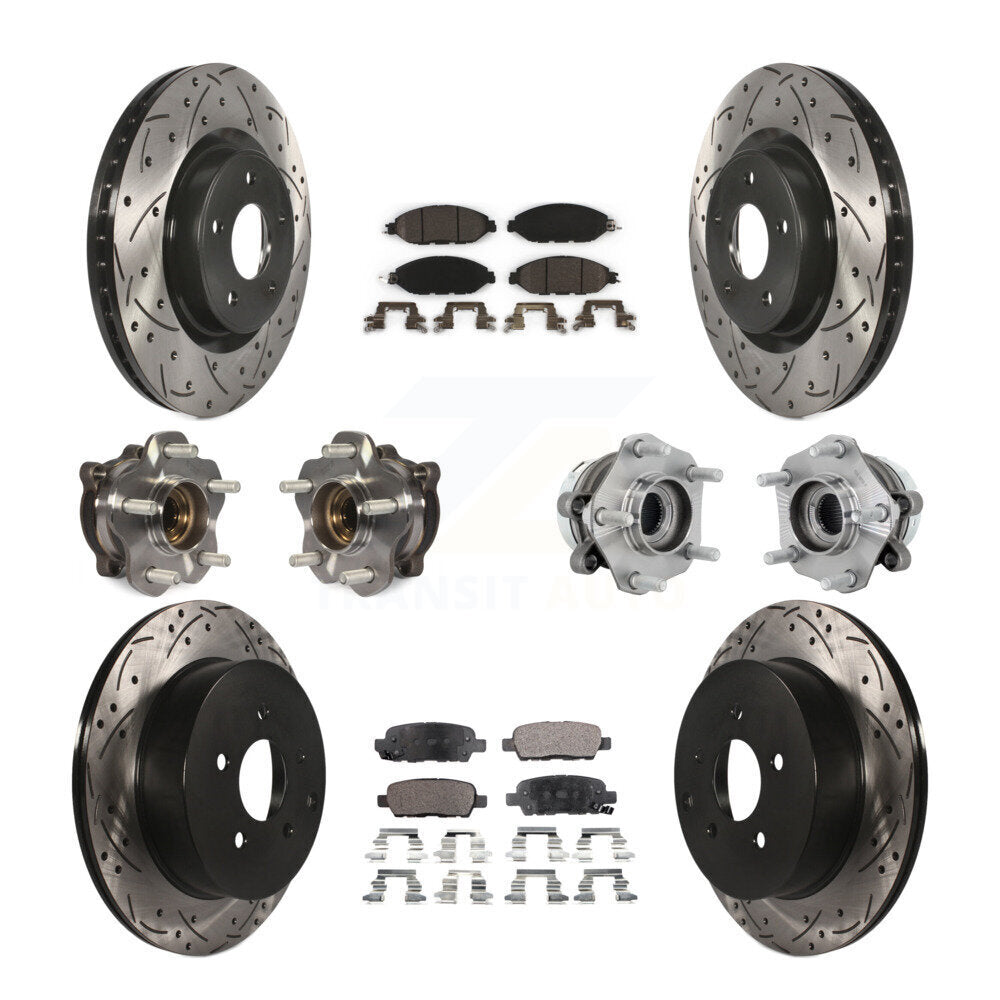 Transit Auto KBB-131528 Wheel Bearing and Hub Assembly for 2019-2023 Nissan Murano - Front and Rear product image