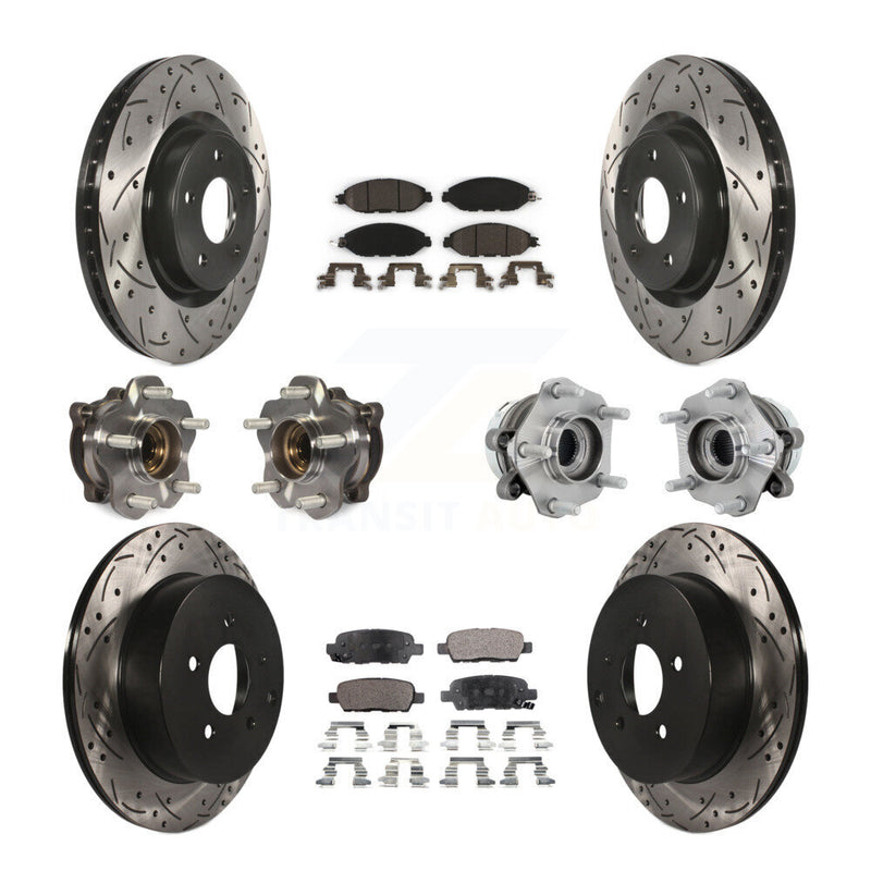 Transit Auto KBB-131528 Wheel Bearing and Hub Assembly for 2019-2023 Nissan Murano - Front and Rear product image