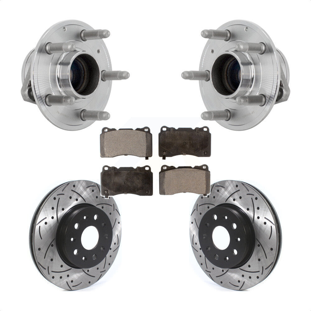 Transit Auto KBB-131536 Wheel Bearing and Hub Assembly for 2015-2022 Chevrolet Camaro, Cadillac CTS, Cadillac CT6 - Front product image
