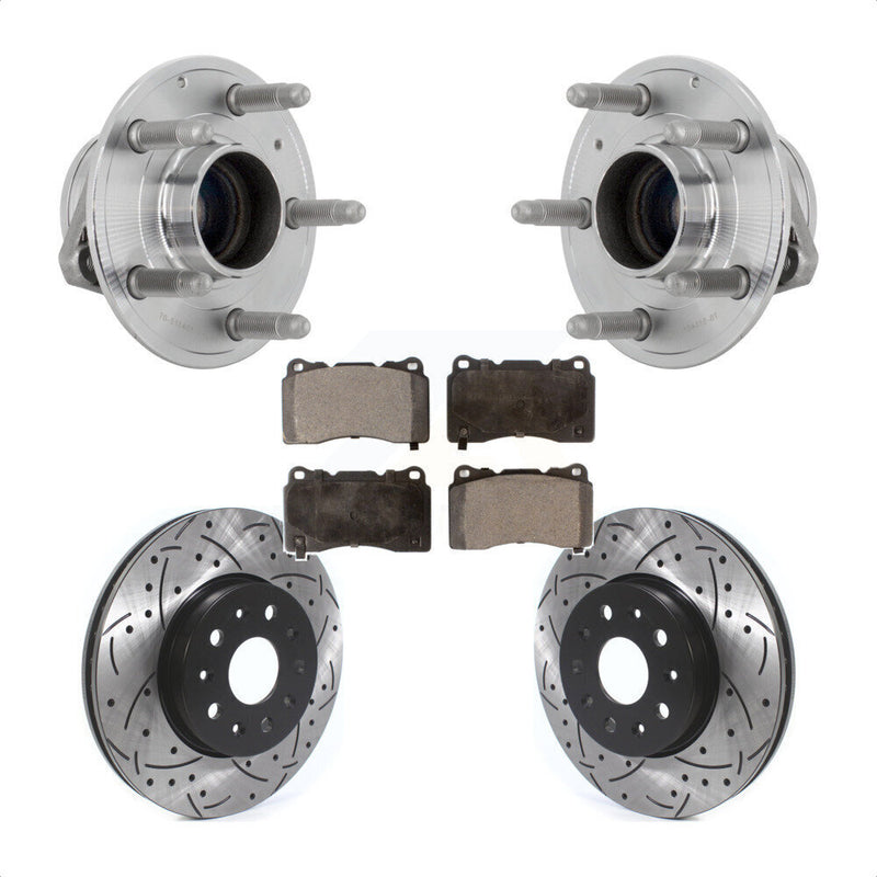 Transit Auto KBB-131536 Wheel Bearing and Hub Assembly for 2015-2022 Chevrolet Camaro, Cadillac CTS, Cadillac CT6 - Front product image