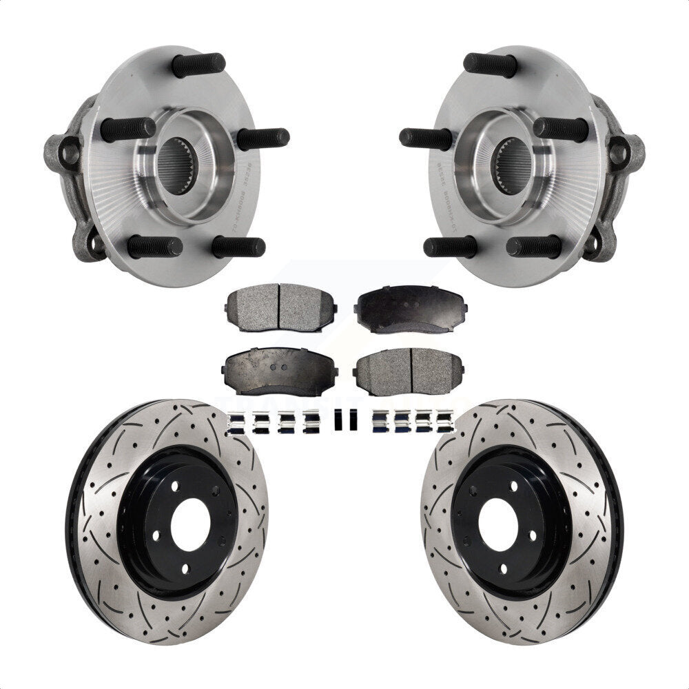 Transit Auto KBB-131545 Wheel Bearing and Hub Assembly for 2016-2023 Mazda CX-9 - Front product image