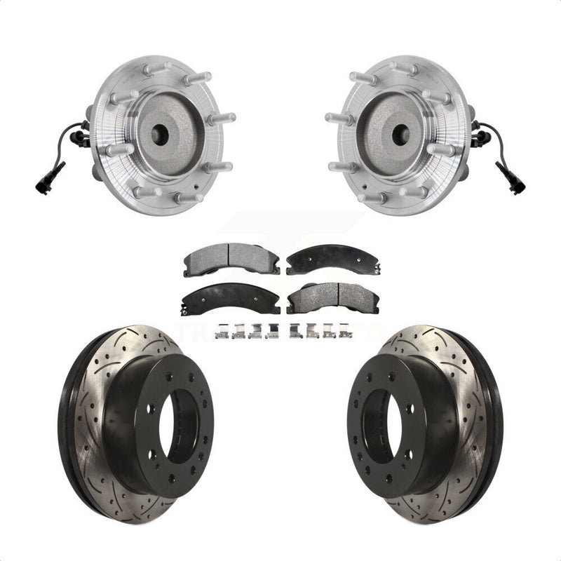 Transit Auto KBB-131547 Wheel Bearing and Hub Assembly for 2011-2019 Chevrolet Silverado 3500 HD, GMC Sierra 3500 HD - Front product image