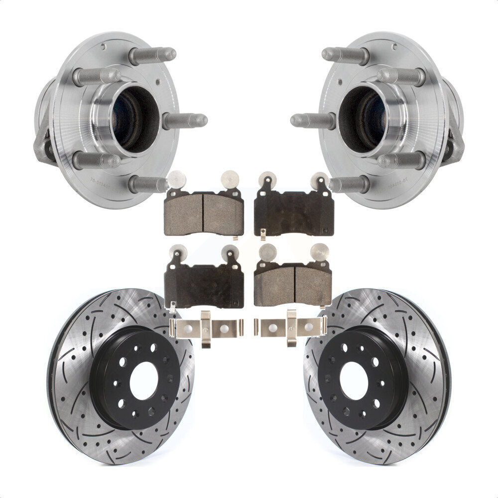 Transit Auto KBB-131555 Wheel Bearing and Hub Assembly for 2016-2019 Cadillac CTS, Chevrolet Camaro - Front product image