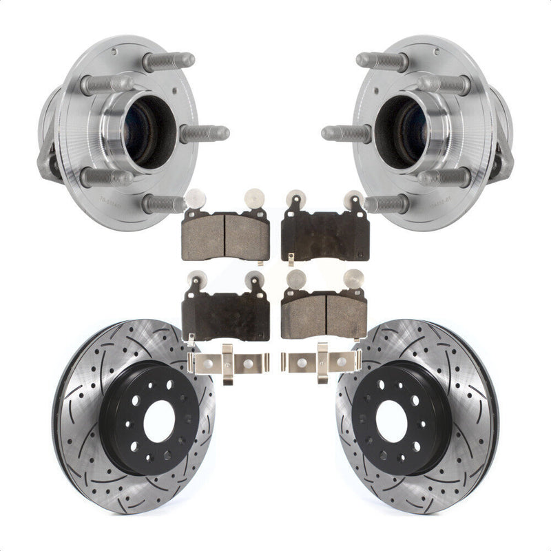 Transit Auto KBB-131555 Wheel Bearing and Hub Assembly for 2016-2019 Cadillac CTS, Chevrolet Camaro - Front product image