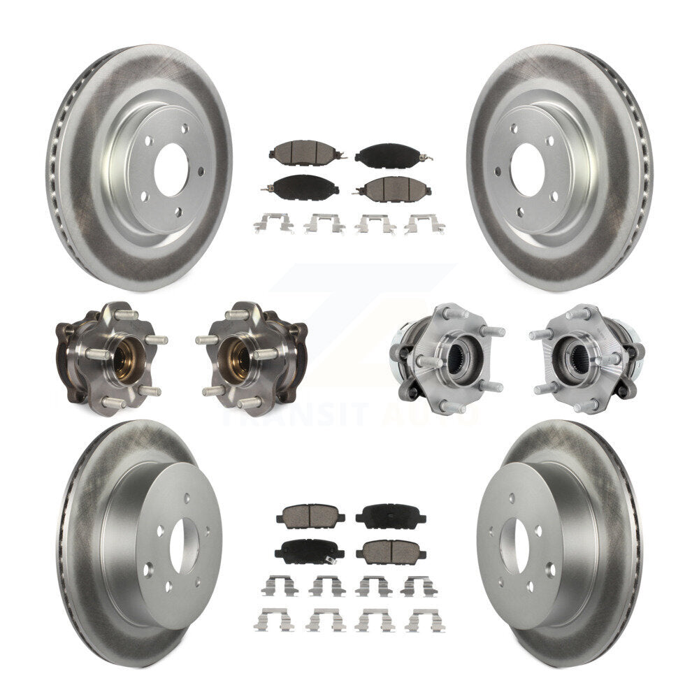 Transit Auto KBB-131642 Wheel Bearing and Hub Assembly for 2019-2023 Nissan Murano - Front and Rear product image