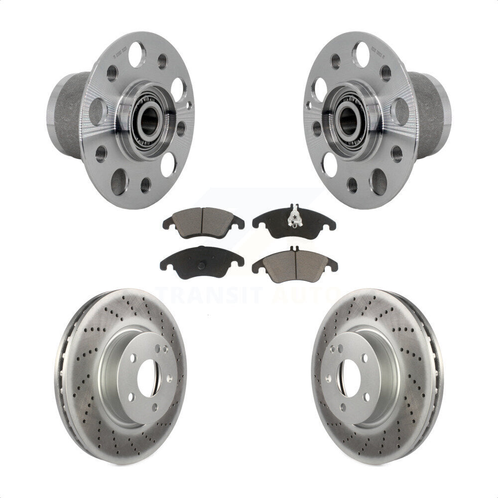 Transit Auto KBB-131688 Wheel Bearing and Hub Assembly for 2008-2019 Mercedes-Benz SLC300, Mercedes-Benz E350, Mercedes-Benz C350 & more - Front product image