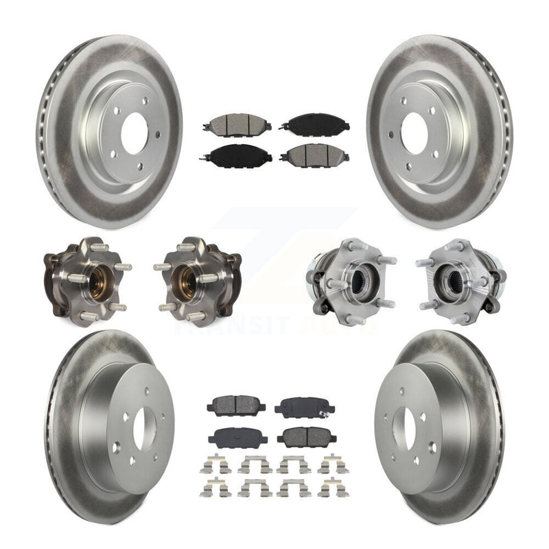 Transit Auto KBB-131929 Wheel Bearing and Hub Assembly for 2019-2023 Nissan Murano - Front and Rear product image