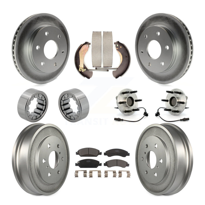 Transit Auto KBB-131996 Wheel Bearing and Hub Assembly for 2007 GMC Sierra 1500 - Front and Rear product image