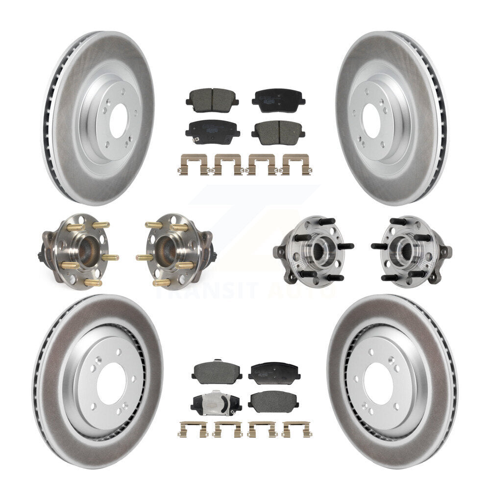 Transit Auto KBB-132038 Wheel Bearing and Hub Assembly for 2021 Hyundai Veloster N - Front and Rear product image