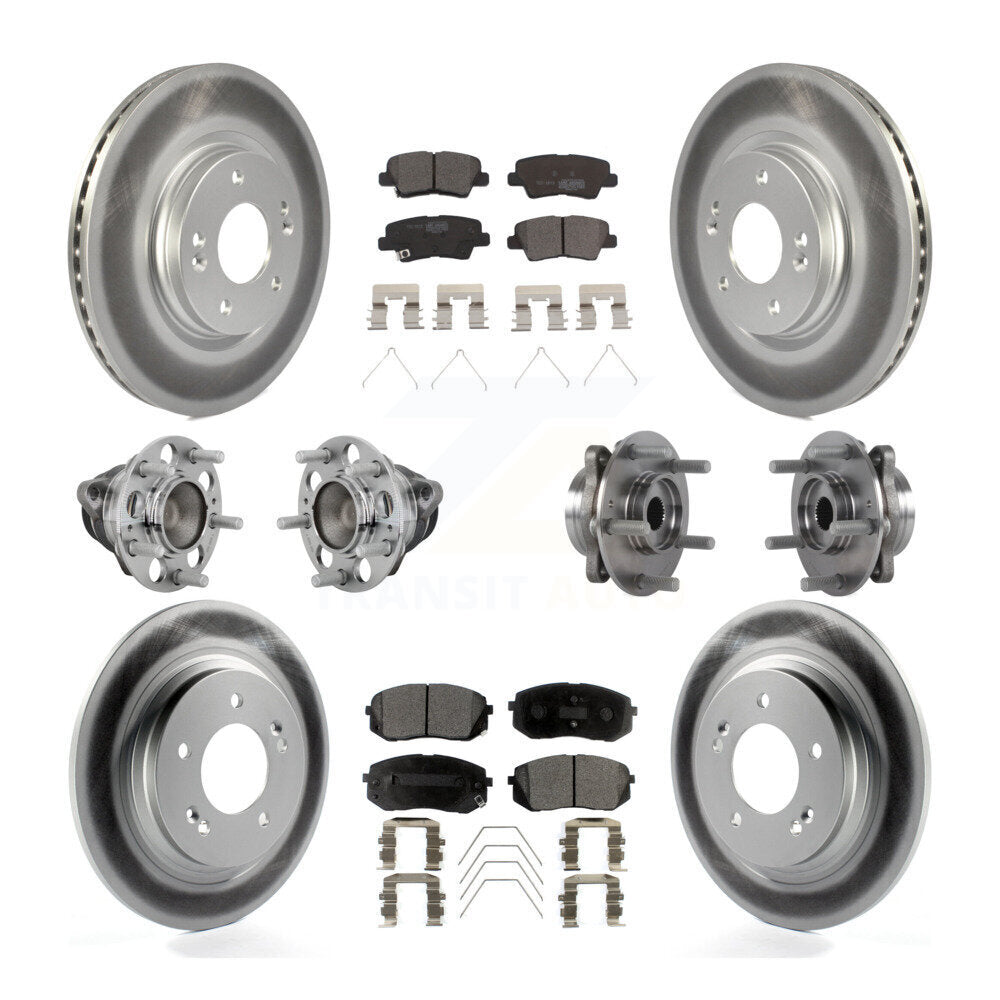 Transit Auto KBB-132056 Wheel Bearing and Hub Assembly for 2018-2020 Hyundai Elantra GT - Front and Rear product image