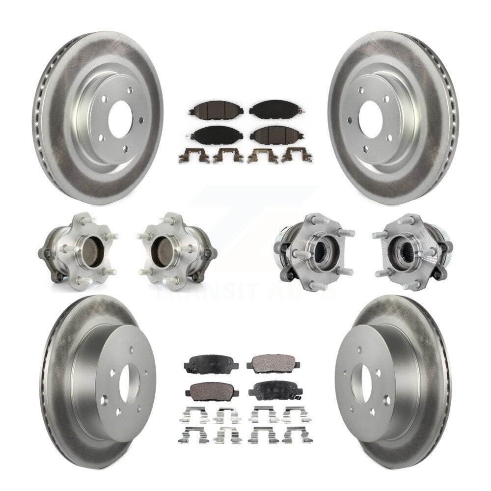 Transit Auto KBB-132074 Wheel Bearing and Hub Assembly for 2019-2024 Nissan Murano - Front and Rear product image