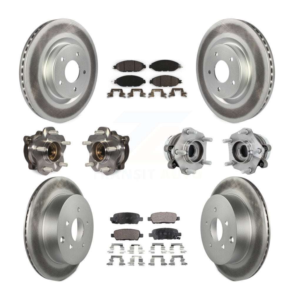 Transit Auto KBB-132075 Wheel Bearing and Hub Assembly for 2019-2023 Nissan Murano - Front and Rear product image