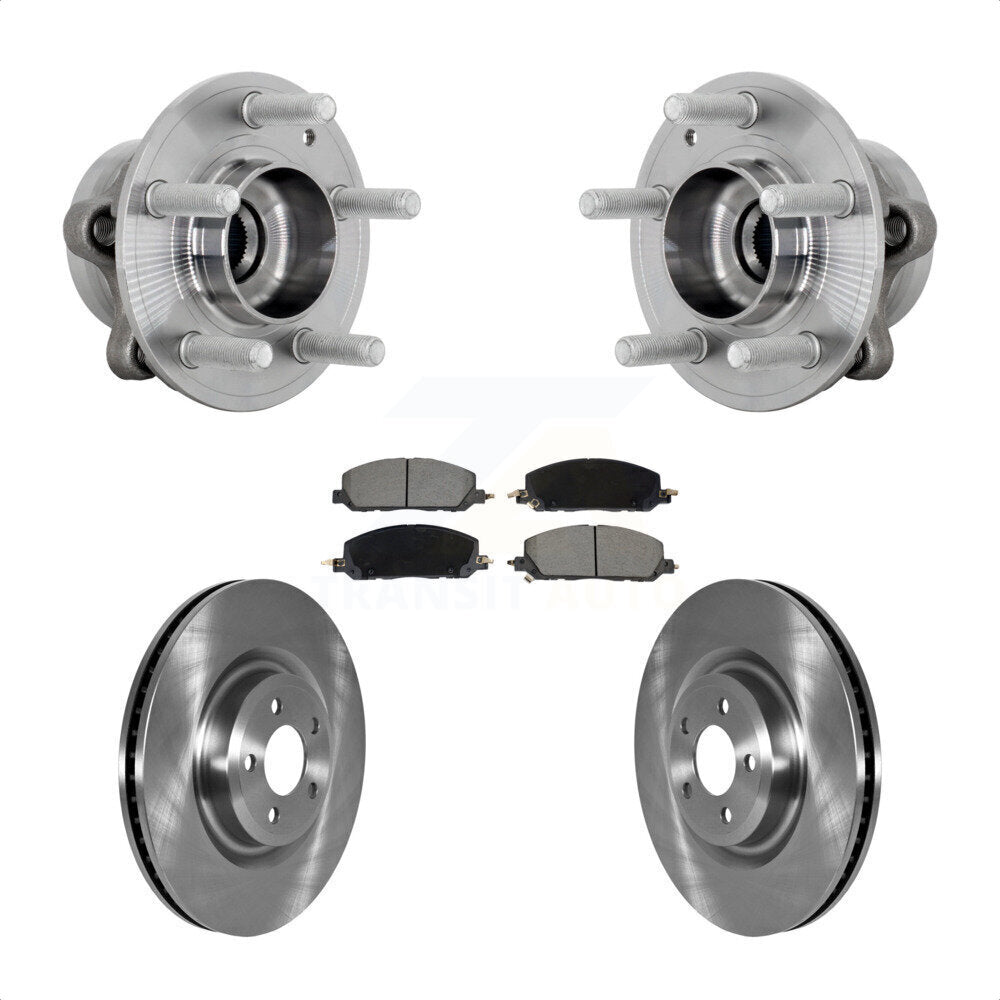 Transit Auto KBB-132162 Wheel Bearing and Hub Assembly for 2020-2023 Ford Explorer, Ford Police Interceptor Utility, Lincoln Aviator - Front product image