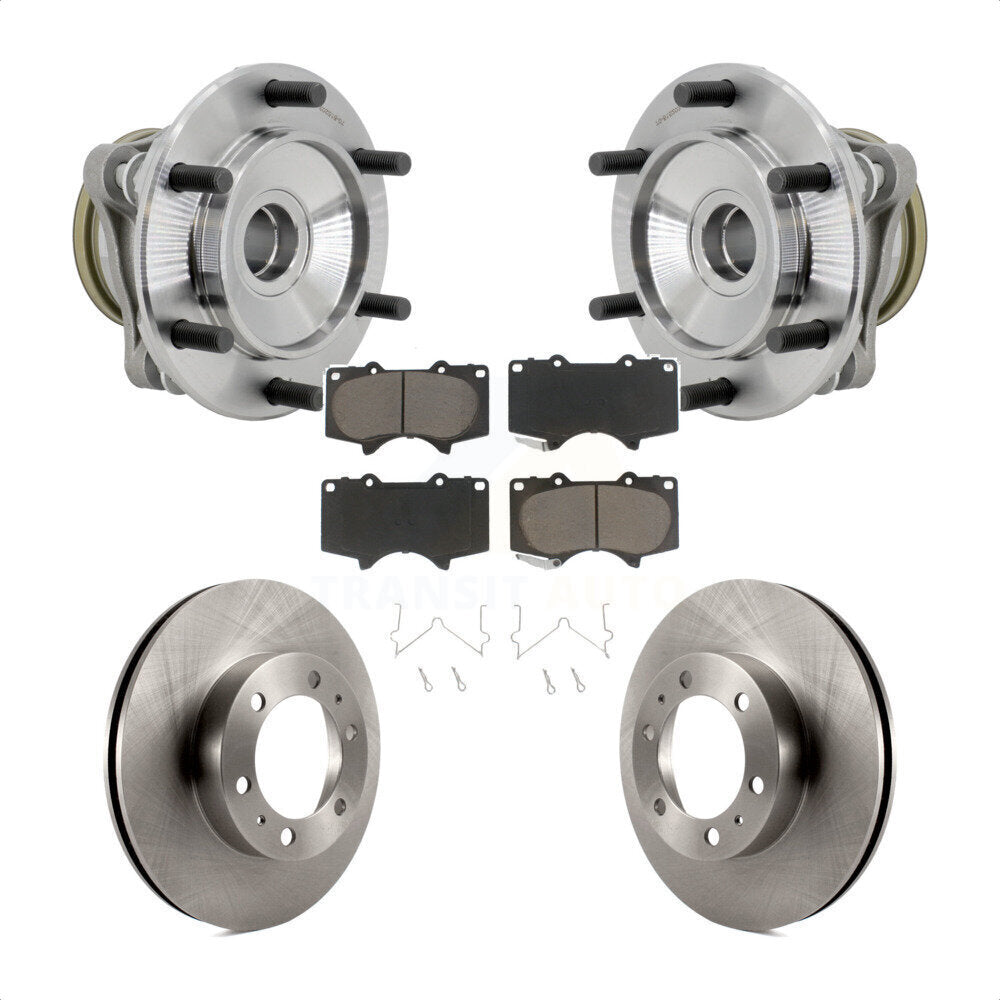 Transit Auto KBB-132182 Wheel Bearing and Hub Assembly for 2003-2021 Toyota Tacoma, Toyota FJ Cruiser, Toyota 4Runner - Front product image