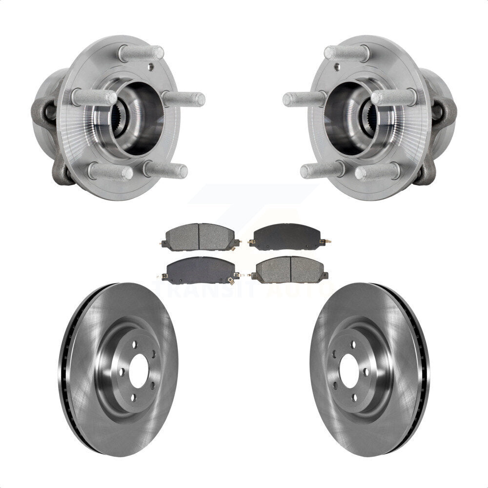 Transit Auto KBB-132278 Wheel Bearing and Hub Assembly for 2020-2023 Ford Explorer, Ford Police Interceptor Utility, Lincoln Aviator - Front product image