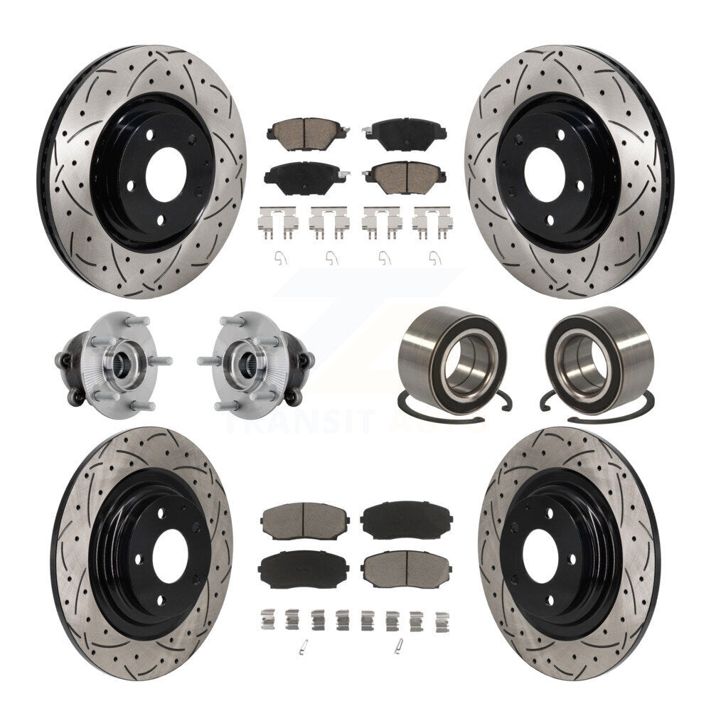 Transit Auto KBB-132397 Wheel Bearing for 2016-2018 Mazda CX-9 - Front and Rear product image