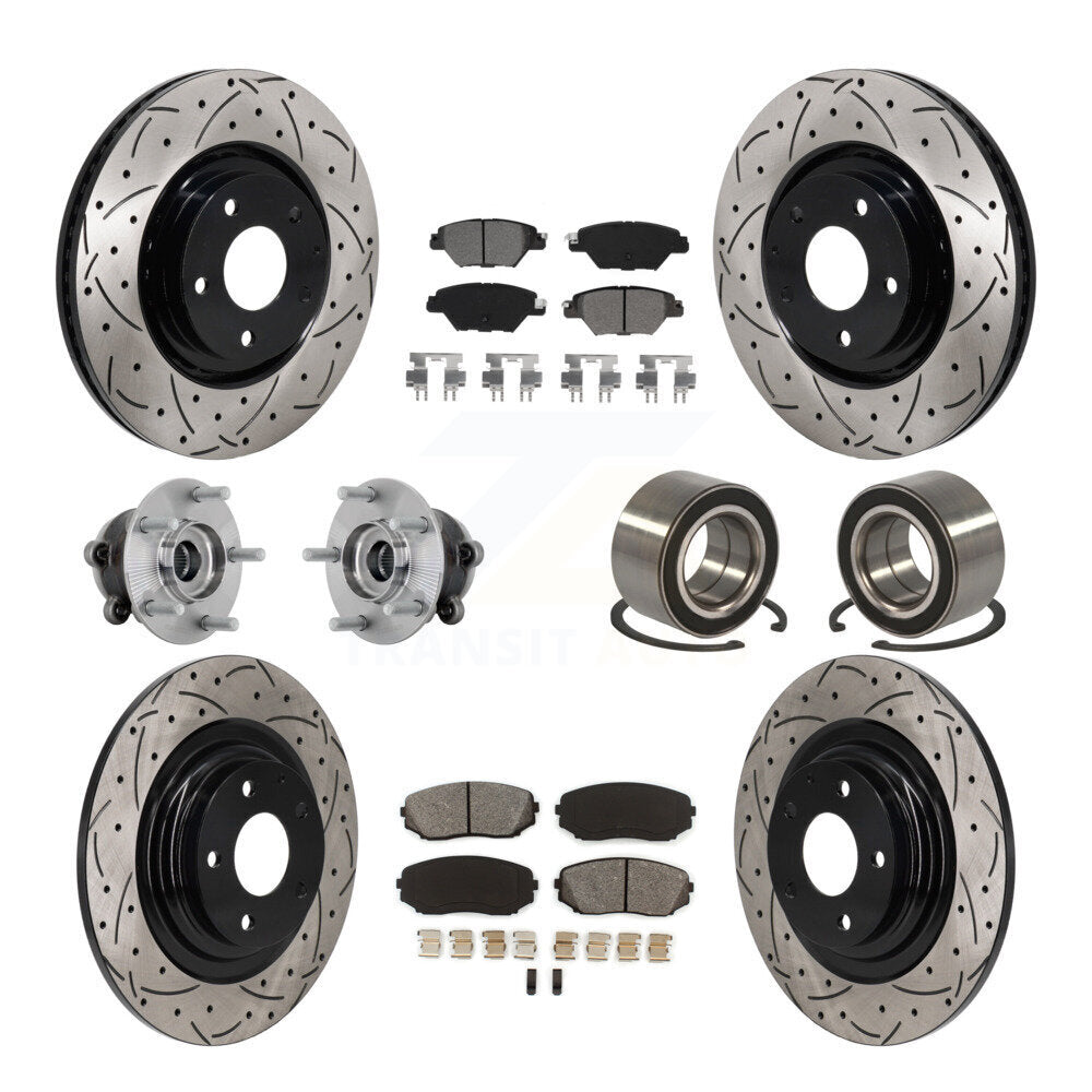 Transit Auto KBB-132400 Wheel Bearing for 2016-2018 Mazda CX-9 - Front and Rear product image