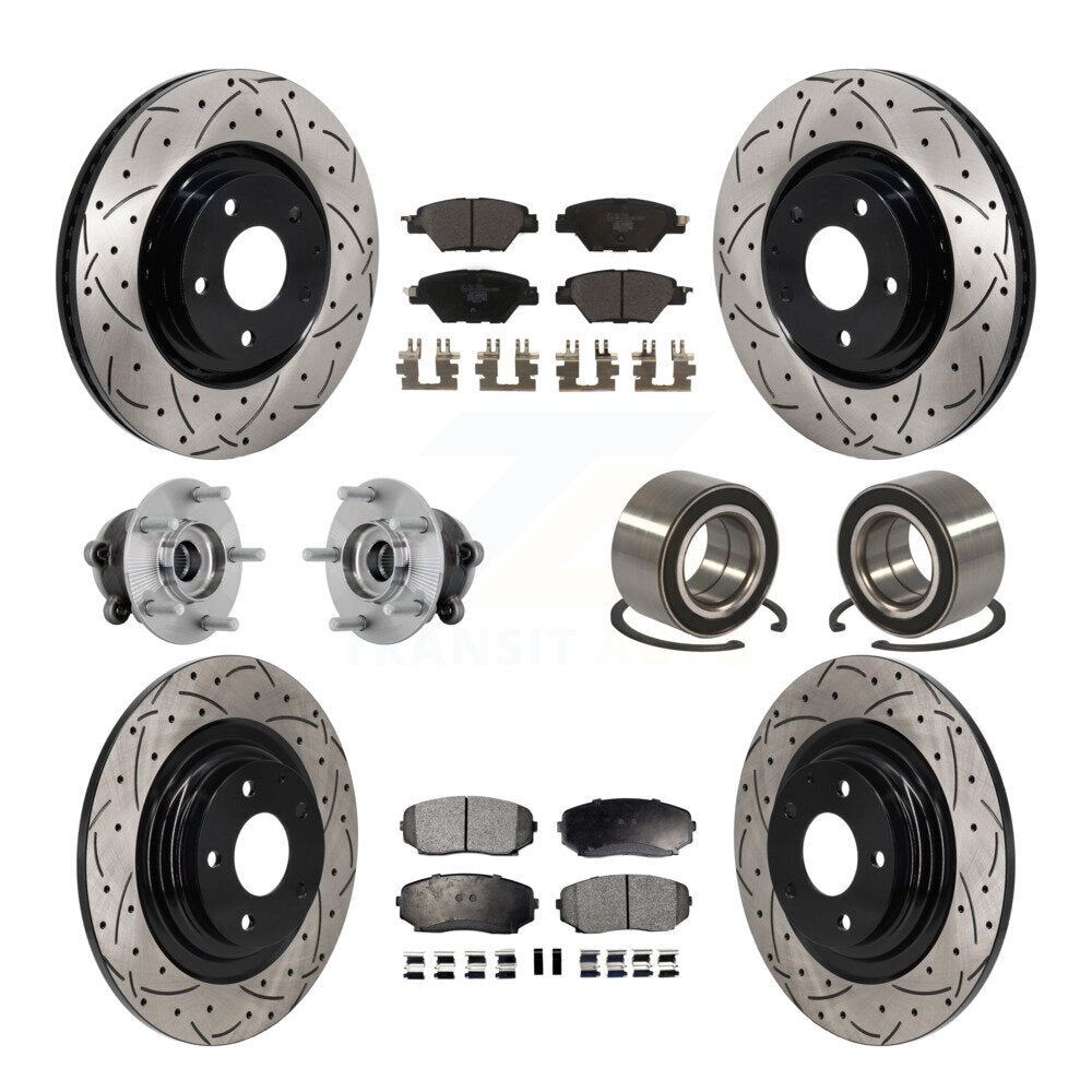 Transit Auto KBB-132409 Wheel Bearing for 2016-2018 Mazda CX-9 - Front and Rear product image