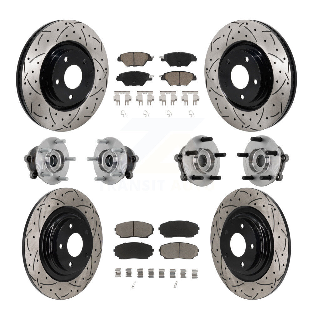 Transit Auto KBB-132675 Wheel Bearing and Hub Assembly for 2016-2023 Mazda CX-9 - Front and Rear product image