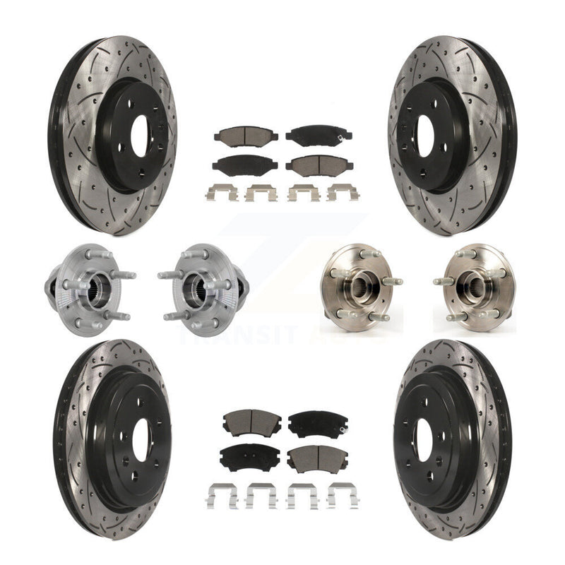 Transit Auto KBB-132676 Wheel Bearing and Hub Assembly for 2011-2015 Chevrolet Camaro - Front and Rear product image