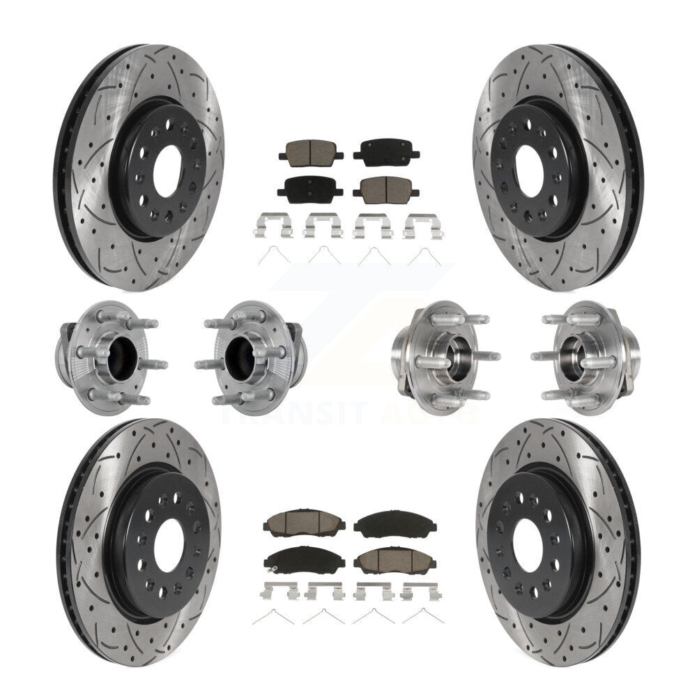 Transit Auto KBB-132682 Wheel Bearing and Hub Assembly for 2017-2020 Chevrolet Traverse, Buick Enclave, GMC Acadia - Front and Rear product image
