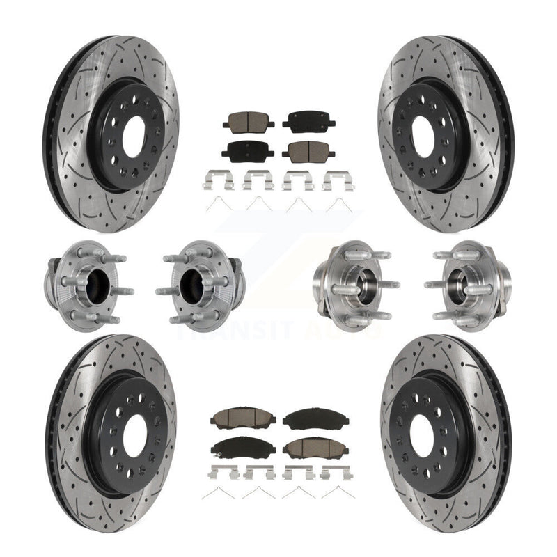 Transit Auto KBB-132682 Wheel Bearing and Hub Assembly for 2017-2020 Chevrolet Traverse, Buick Enclave, GMC Acadia - Front and Rear product image