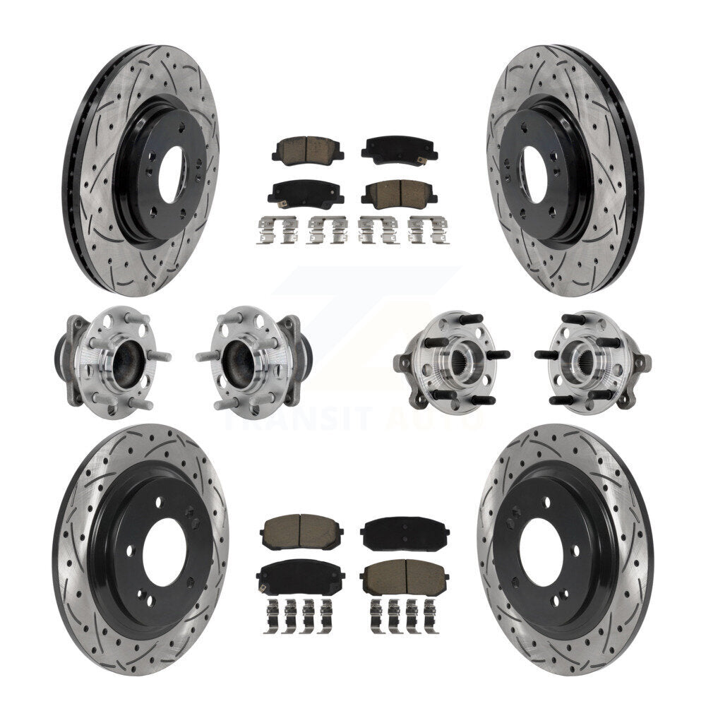 Transit Auto KBB-132697 Wheel Bearing and Hub Assembly for 2020-2023 Hyundai Sonata, Kia K5 - Front and Rear product image