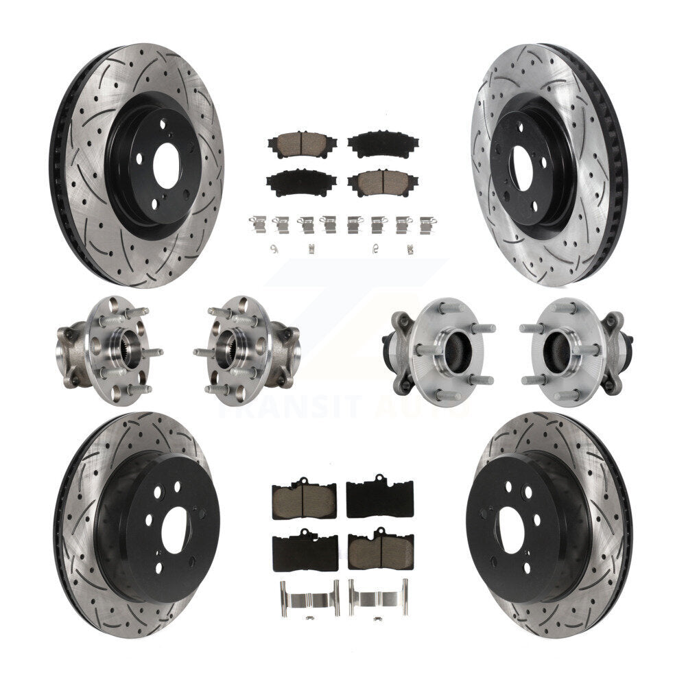 Transit Auto KBB-132699 Wheel Bearing and Hub Assembly for 2014-2020 Lexus IS350, Lexus IS300, Lexus IS200t - Front and Rear product image