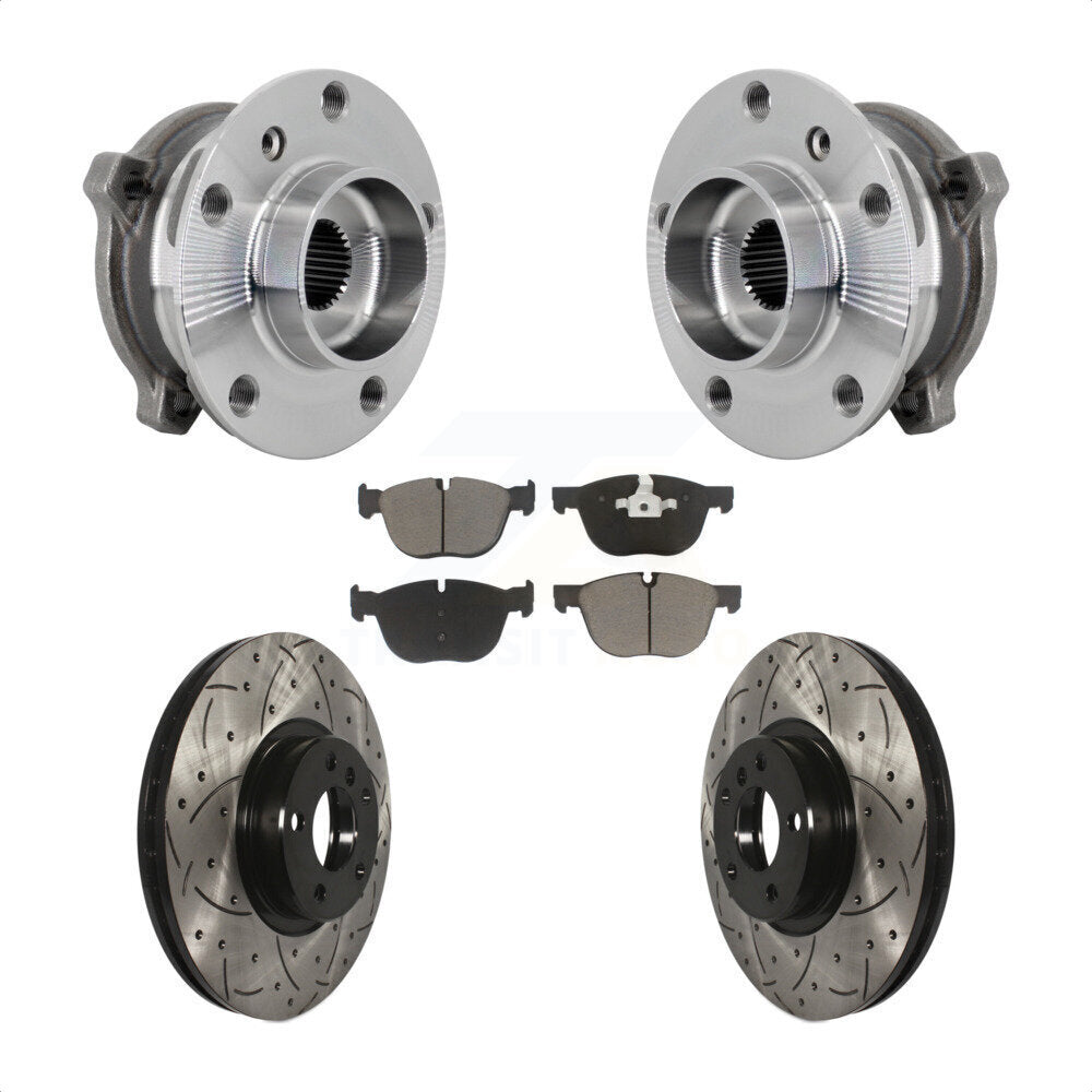 Transit Auto KBB-132700 Wheel Bearing and Hub Assembly for 2007-2018 BMW X5, BMW X6 - Front product image