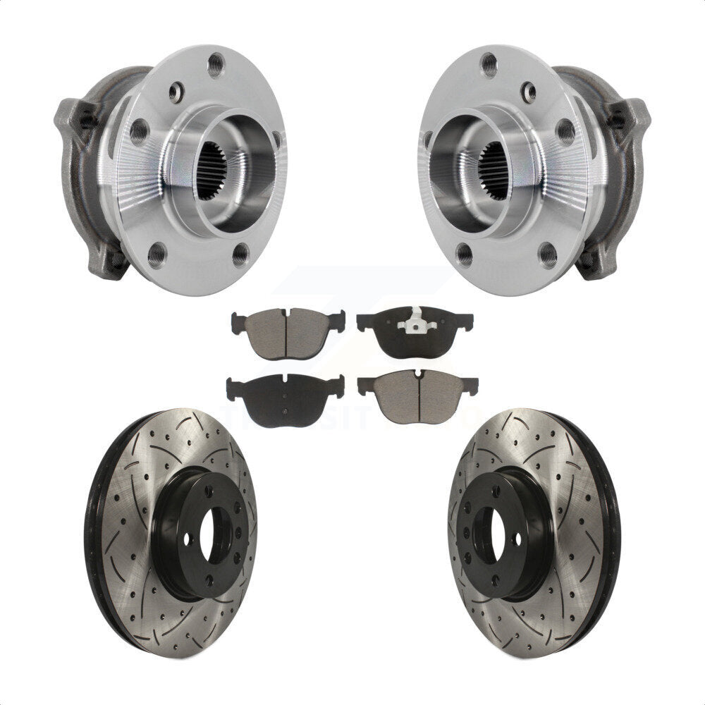 Transit Auto KBB-132701 Wheel Bearing and Hub Assembly for 2007-2019 BMW X6, BMW X5 - Front product image