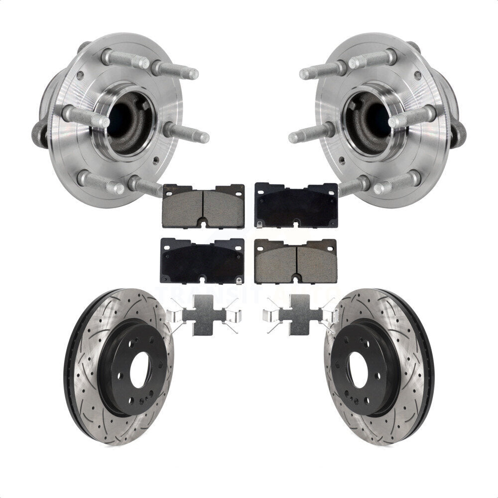 Transit Auto KBB-132710 Wheel Bearing and Hub Assembly for 2019-2023 Chevrolet Silverado 1500 LTD, GMC Sierra 1500 Limited, Cadillac Escalade & more - Front product image