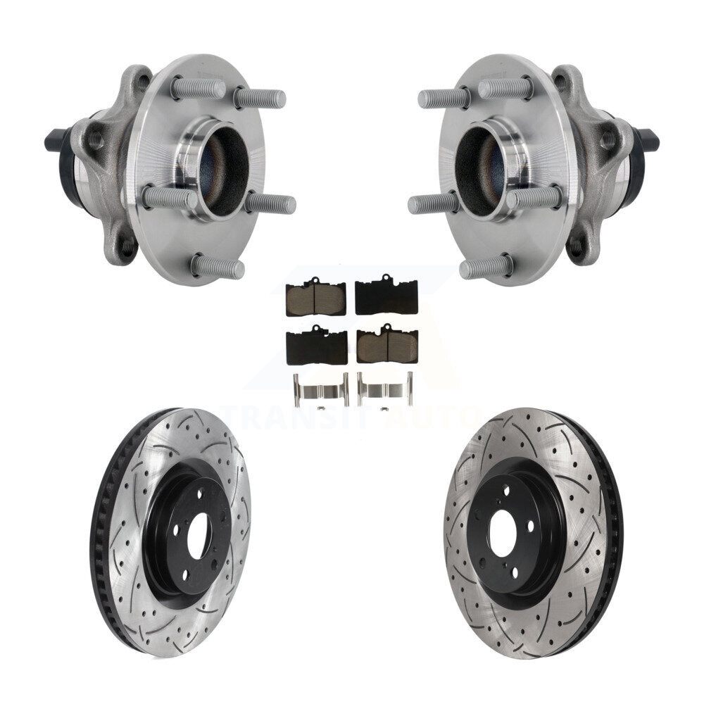 Transit Auto KBB-132718 Wheel Bearing and Hub Assembly for 2013-2023 Lexus RC300, Lexus RC350, Lexus GS300 & more - Front product image