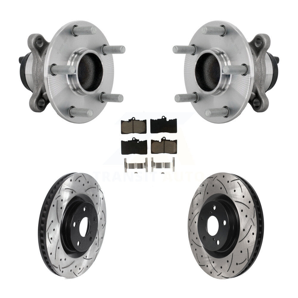 Transit Auto KBB-132719 Wheel Bearing and Hub Assembly for 2014-2020 Lexus IS350, Lexus IS300, Lexus IS200t - Front product image