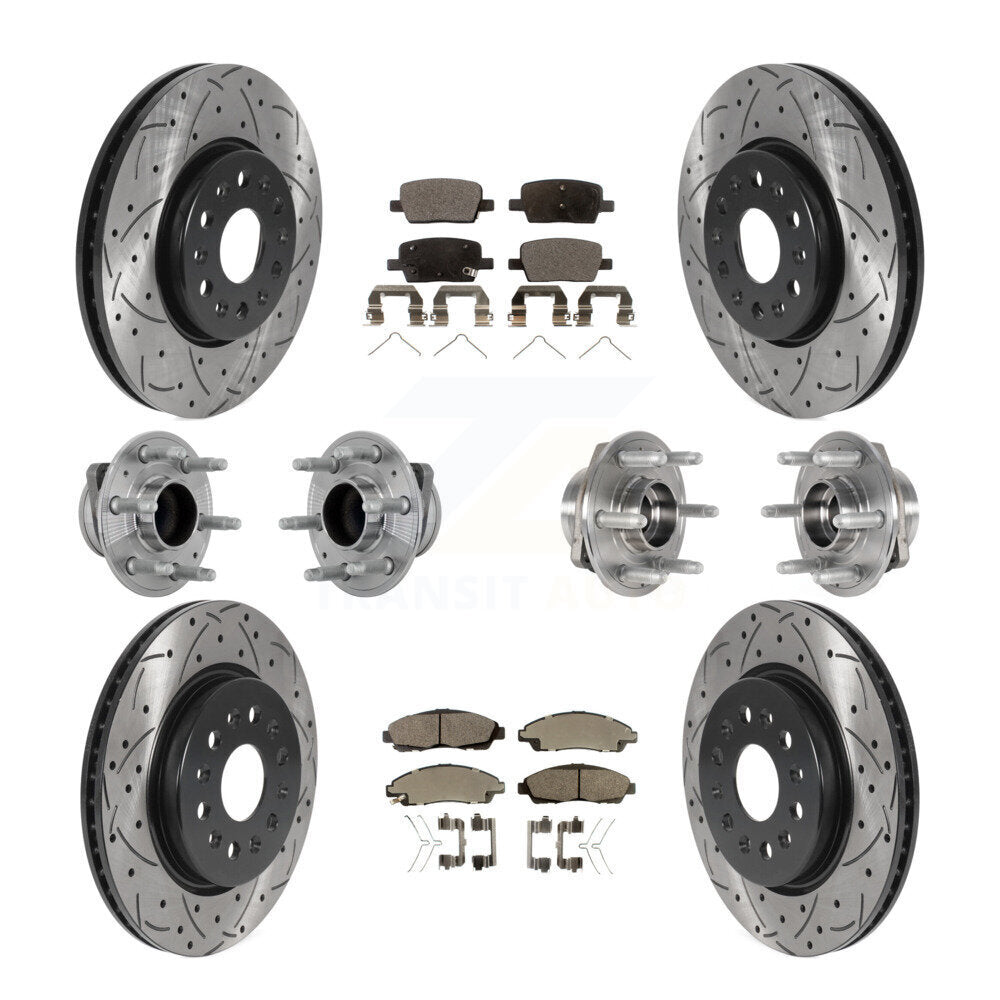 Transit Auto KBB-132735 Wheel Bearing and Hub Assembly for 2017-2020 Chevrolet Traverse, Buick Enclave, GMC Acadia - Front and Rear product image