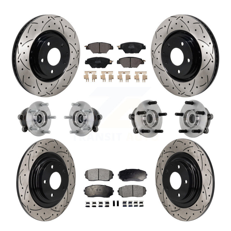 Transit Auto KBB-132746 Wheel Bearing and Hub Assembly for 2016-2023 Mazda CX-9 - Front and Rear product image