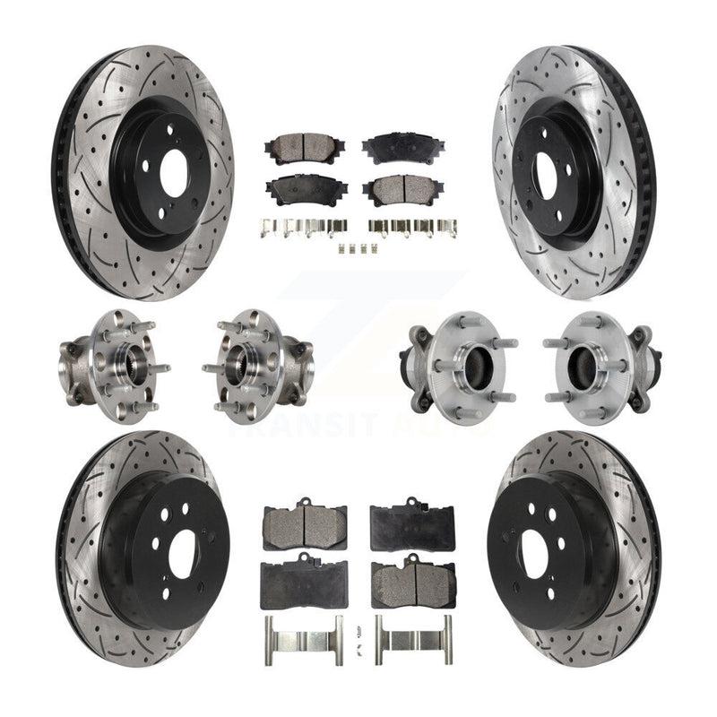 Transit Auto KBB-132766 Wheel Bearing and Hub Assembly for 2014-2020 Lexus IS350, Lexus IS300, Lexus IS200t - Front and Rear product image