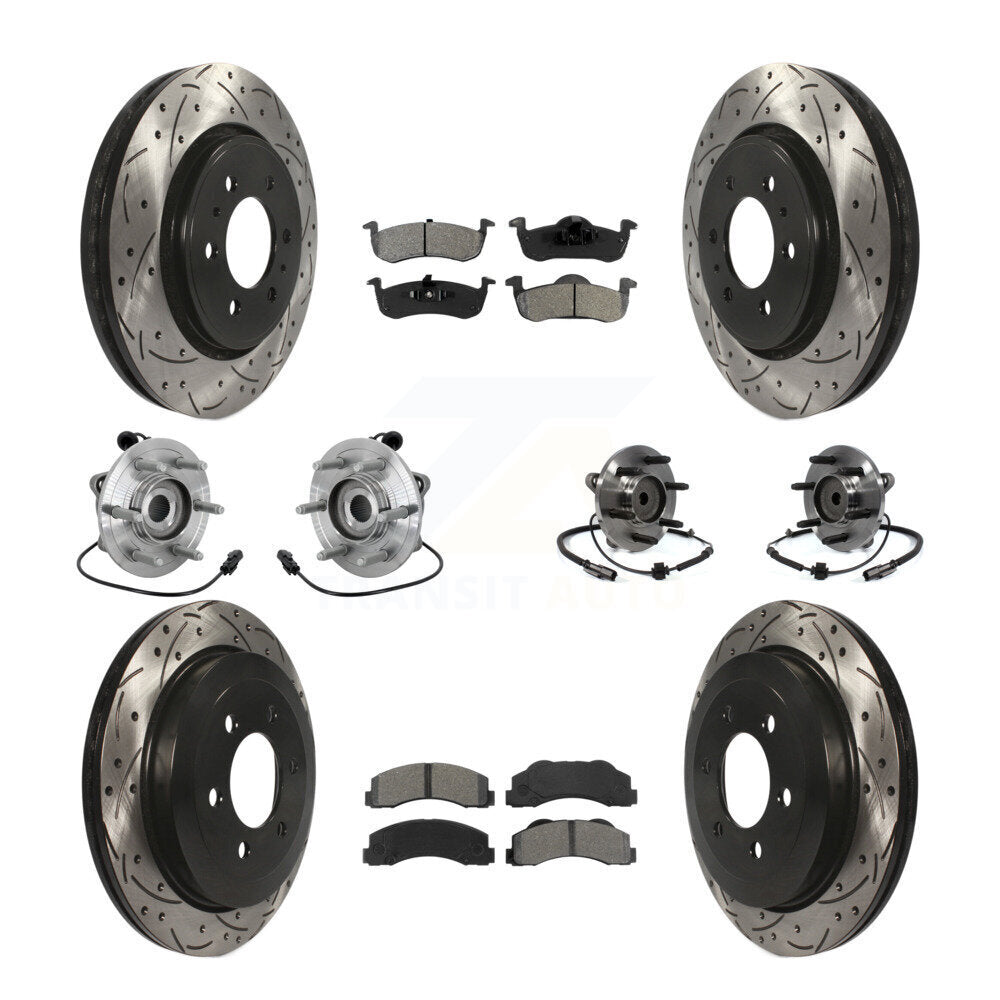 Transit Auto KBB-132821 Wheel Bearing and Hub Assembly for 2011-2014 Ford Expedition, Lincoln Navigator - Front and Rear product image