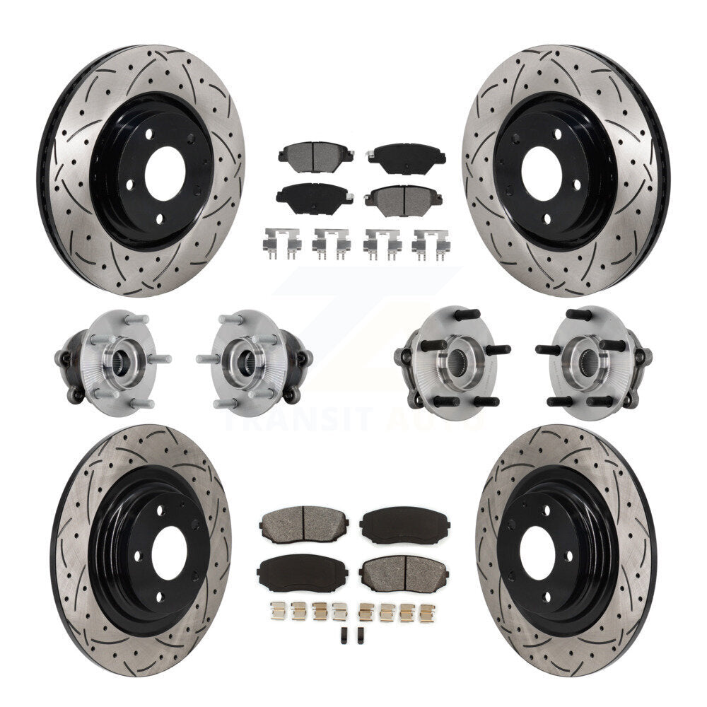 Transit Auto KBB-132822 Wheel Bearing and Hub Assembly for 2016-2023 Mazda CX-9 - Front and Rear product image