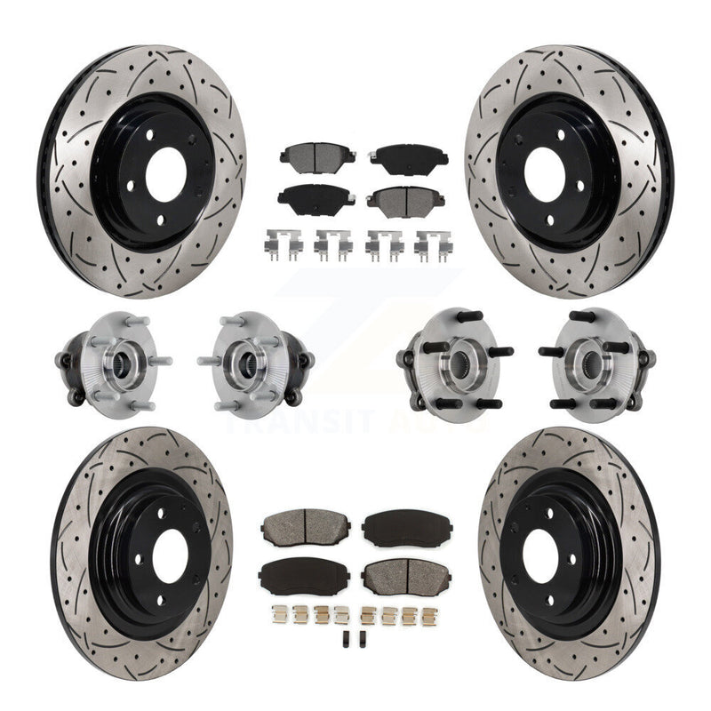 Transit Auto KBB-132822 Wheel Bearing and Hub Assembly for 2016-2023 Mazda CX-9 - Front and Rear product image