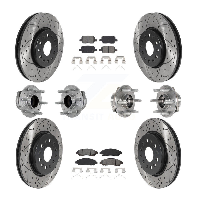 Transit Auto KBB-132825 Wheel Bearing and Hub Assembly for 2017-2020 Chevrolet Traverse, Buick Enclave, GMC Acadia - Front and Rear product image