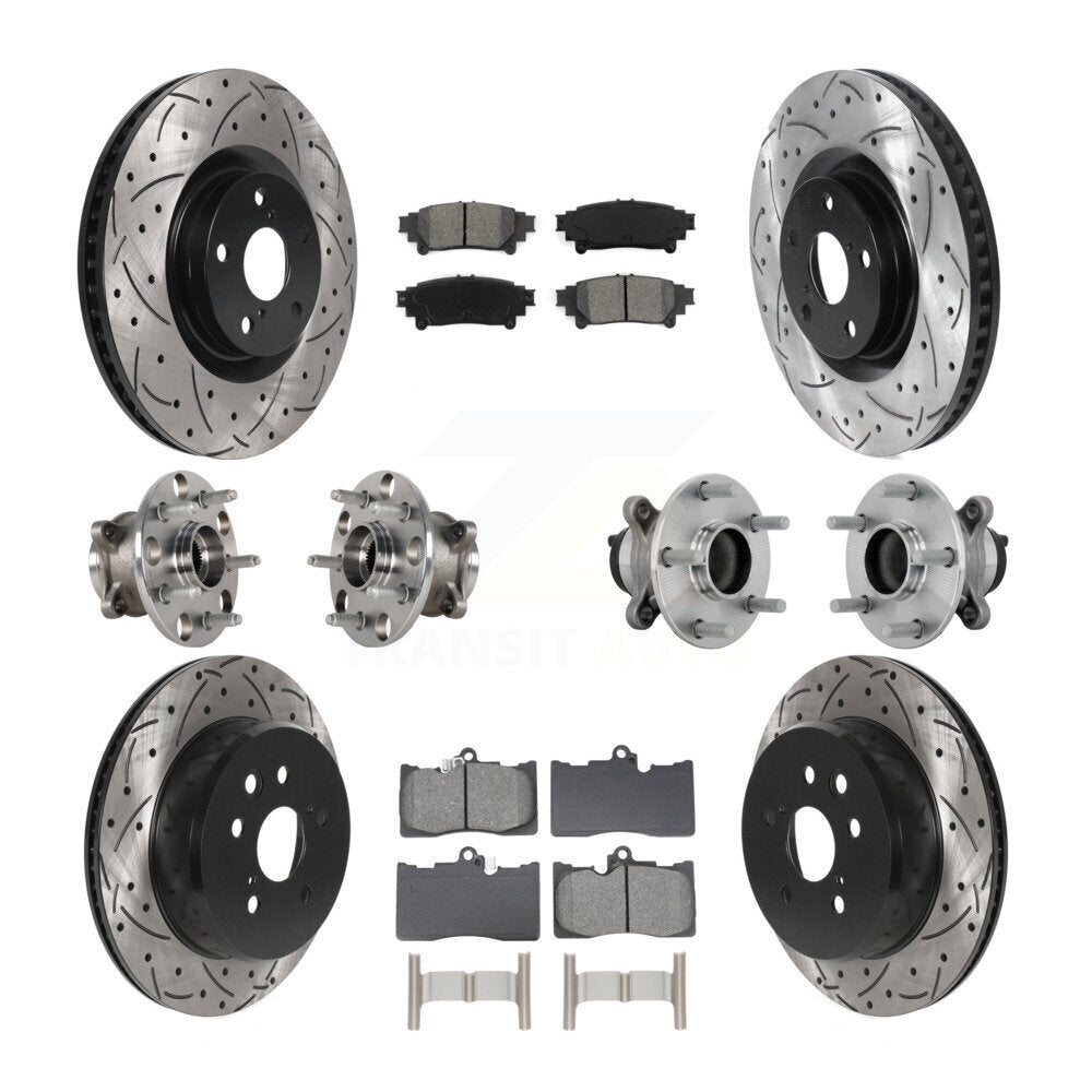 Transit Auto KBB-132828 Wheel Bearing and Hub Assembly for 2014-2020 Lexus IS350, Lexus IS300, Lexus IS200t - Front and Rear product image